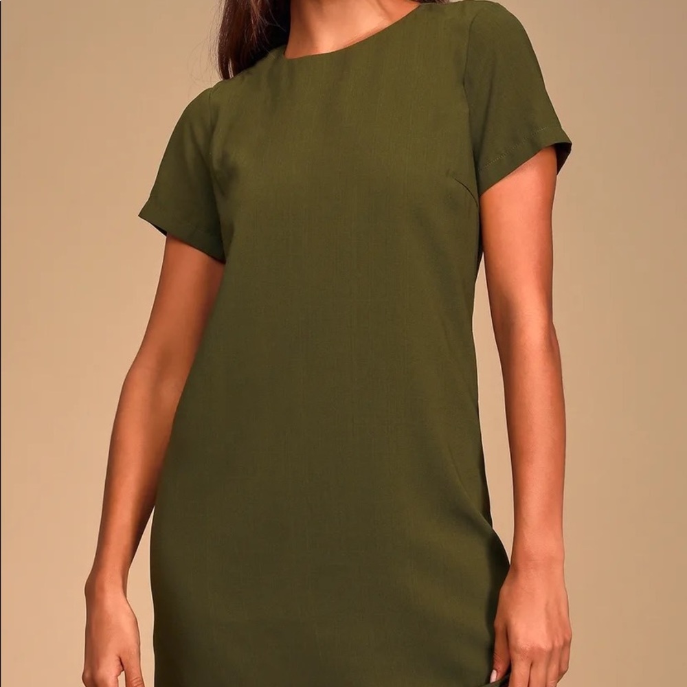 Lulu’s Shift Dress - Olive